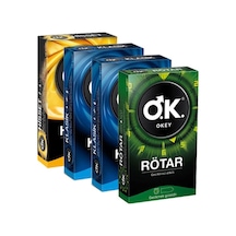 Okey Rötar Prezervatif 10'lu + Klasik Prezervatif 10'lu x 2 + Hisset Prezervatif 10'lu