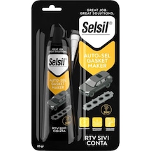 Selsil Oto Rtv Sıvı Conta Kırmızı 85 Gr.
