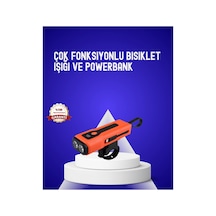 600 Lümen Şarjlı Bisiklet Farı Cob Yan Çakar Acil Durum - Hs08376244-2649 Renkli Renkli