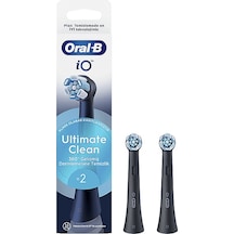 Oral B Io Clean 2'li Diş Fırçası Yedek Başlık Siyah
