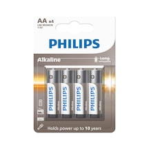 Philips Alkalin Aa Kalem Pil Lr6a4b/10 12'li Paket