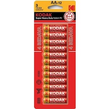 Kodak Super Heavy Duty AA Kalem Pil 12'li