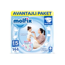 Molfix Bebek Bezi 5 Numara Junior Avantajlı Paket 144 Adet