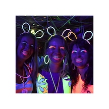 Karanlıkta Parlayan Fosforlu Glow Taç Fosforlu Renkli Taç 6 Adet - Parti Aksesuarı 0 - 99