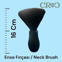 Croc Ef003 Siyah Ense Fırçası - Siyah Sentetik Kıl