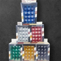 17mm Sivri Yeşil Bijon Kapağı 20li Set
