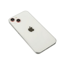 İphone 14 Diamond Kamera Lens - Kırmızı