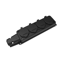 Kauçuk Monofaze 4lü Grup Priz 1x16a 220v
