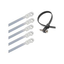 Vida Delikli Kablo Bağı Plastik Kelepçe 100lü Paket Beyaz 3.6x150mm Belirtilmemiş