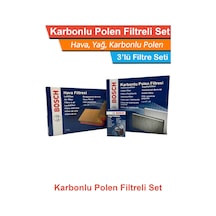 Mercedes E280 Cdı W211 Bosch Filtre Bakım Seti 2005-2009 Hava+yağ+karbonlu Polen