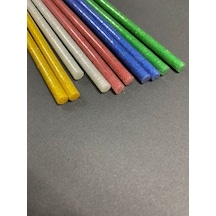 Simli Silikon 18 Cm - İnce 10'lu Karışık Paket