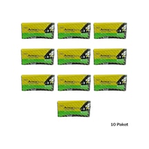 Naksan Takviyeli İnce Desenli Çizgili Siyah Çanta Poşet Torba 33 x 45 CM - 50 Adetlik 10 Paket