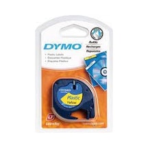 Dymo Şerit Let.Plastik 12MMx4M Sarı 721620 59423