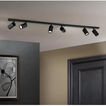 Mylights 120cm Ampullu Led Avize Led Spot Led Avize Siyah