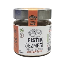 Kocamaar Çiftliği Fıstık Ezmesi 205g Sade - Yerli Fıstık, Yüksek Protein 5'li Avantaj Paketi - Tarı