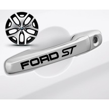 Modifiye St Kapı Kolu Sport Sticker Yapıştırma 8 Adet