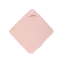 Wellgro Kapüşonlu Müslin Bebek Havlusu, Pembe