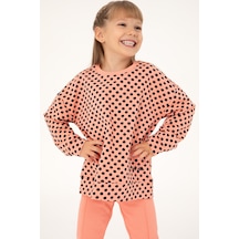 U.s. Polo Assn. Kız Çocuk Somon Sweatshirt 50298157-vr047 Somon