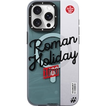 İphone 15 Pro Max Uyumlu Kılıf Magsafe Şarj Özellikli Youngkit Motorcycle Legend Serisi Kapak Yeşil