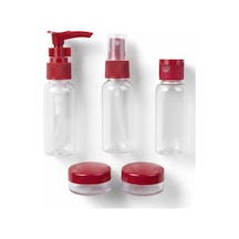 Zengemtx 5 Parça Seyahat Dolum Şişesi Seti 30 Ml Hafif Tasarım Şeffaf