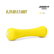 Joinfit Vinyl Neopren Dambıl Seti 0,75 Kg X 2 Adet Sarı