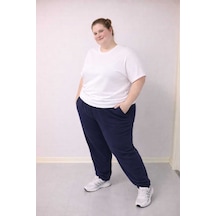Akt Gayem Butik Büyükbeden Eşofman 3xl-6xl Lacivert