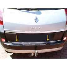 Renault Scenic 2 Krom Bagaj Alt Çıtası 2003-2009 Paslanmaz Çelik