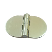 Yaprak Menteşe Oval Alüminyum Gold Renk 40x68 Mm 3,3 Mm Kalınlık 5 Adet
