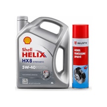 Shell Helix Hx8 Motor Yağı 5w-30 4 Litre + Würth Balata Spreyi 500 Ml