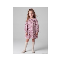 LC Waikiki Alıta Cıty Farkıyla Lcw Kids Mor Çiçekli Kız Çocuk Elbise Mor - 928249903 Mor