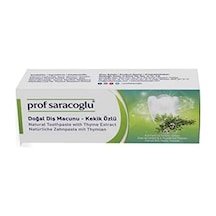Prof Saracoglu Kekik Özlü Diş Macunu 75ml