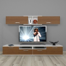 Decoraktiv Eko 5220 Slm Tv Ünitesi Tv Sehpası Beyaz - Ceviz