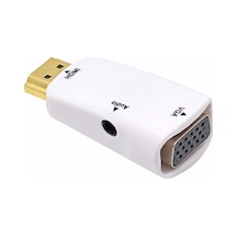4867 Hdmi To Vga Monitör Çevirici Dönüştürücü Adaptör