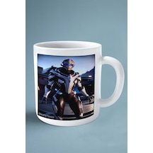 Mass Effect Oyun Baskılı Kupa Bardak Çift Taraflı Kişiye Özel Model 10 Çok Renkli