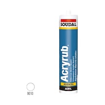 Soudal Acryrub Silikonize Mastik Beyaz 500 Gr 117566