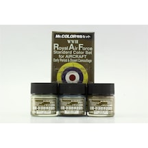 3x10 Ml. Royal Air Force Ww Iı Early Mr.color Serisi Maket Boyası Seti, Mr.hobby Cs683 Standart