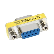 Db9 - Rs232 Dişi-dişi F2f 9 Pin Çevirici Ara Adaptör