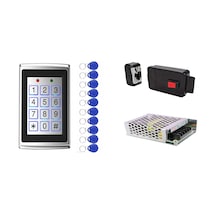 Sonex Rfid Şifreli Kapı Kilidi - Metal Kasa Kartlı Geçiş Kontrol Sistemi