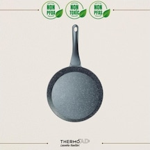 Thermoad Alüminyum Döküm Granit Krep Tavası / Gri THERMOAD.043