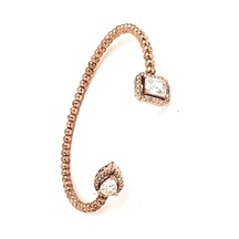 Zirkon Taşlı 925 Ayar Gümüş Rose Bileklik N11.40624