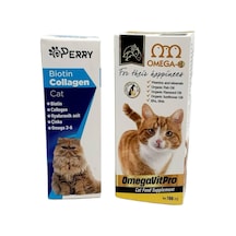 Perry Kediler İçin Biotin Collagen 50 ML + Omegavitpro