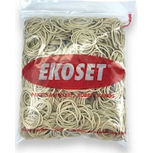 Ekoset 500 Adet Beyaz Küçük Paket Lastiği 40 MM