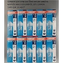 Osram 12*20 İğne Ayak G4 Kapsül Ampul 10 Adet