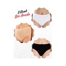 Yüksek Bel Bato Tarzında Bikini 3 Lü Adet Ekonomik Set Ultra Kalitededir 3renkli