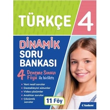 4.Sınıf Türkçe Dinamik Soru Bankası -  Tudem Yayınları