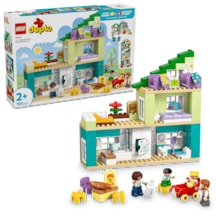 LEGO® DUPLO® Kasabası 3’ü 1 Arada Figürlü Modern Aile Evi 10470 -2 Yaş ve Üzeri Çocuklar için Aksesuarlar İçeren Yapım Seti (166P)