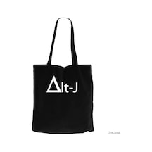 Alt-J Siyah Kanvas Bez Çanta Siyah
