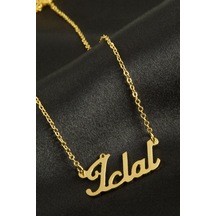 Ilkeshop İclal İsimli Kolye -sarı altın