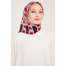 Armine Sura İpek Eşarp 23ka9007 60 Kırmızı