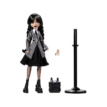 Hxj04 Monster High Wednesday Okul Üniformalı Bebek Siyah